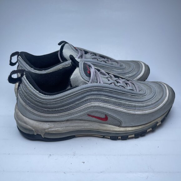 Nike Air Max 97 OG Men's Size 9 Sneaker Metallic 884421-001 (Missing insole READ - Picture 5 of 16
